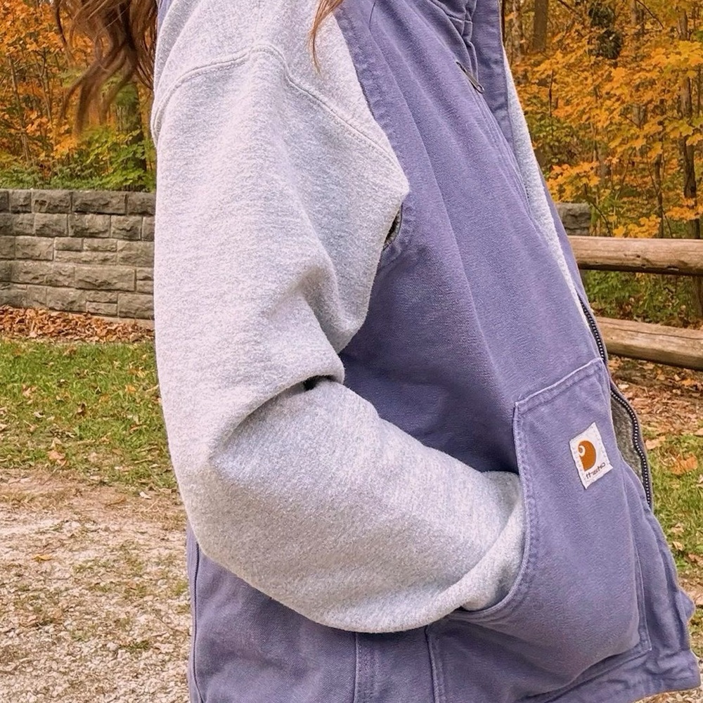 Carhartt Lavender Sherpa Lined Women’s Small Vest